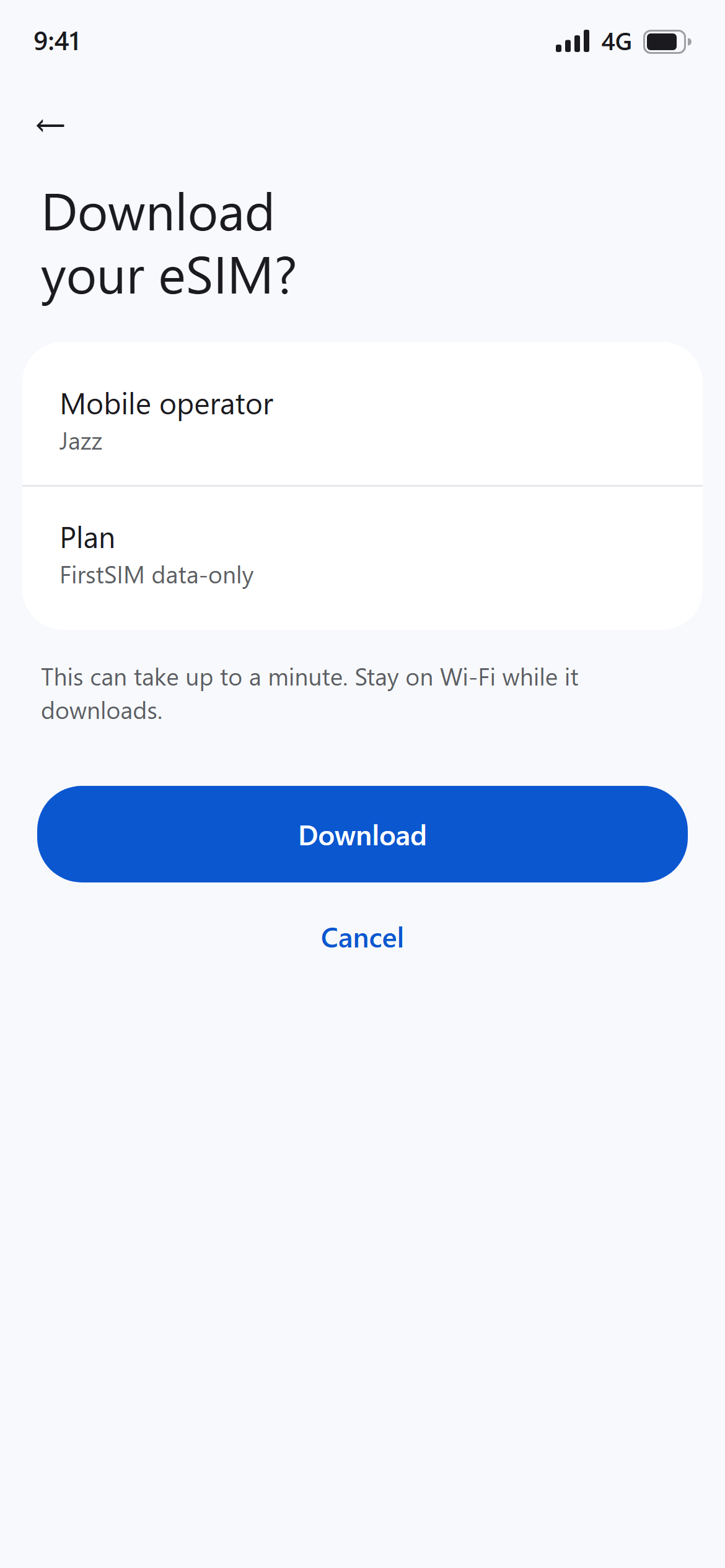 Scan or confirm